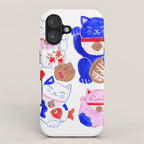 Maneki Neko Lucky Cats iPhone Case Gallery Image 1