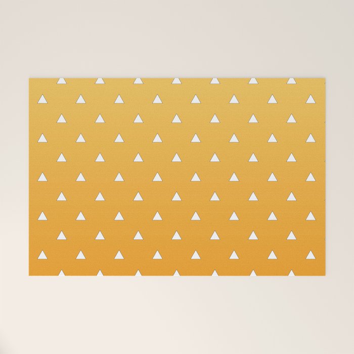 Zenitsu Pattern Welcome Mat Gallery Image 1