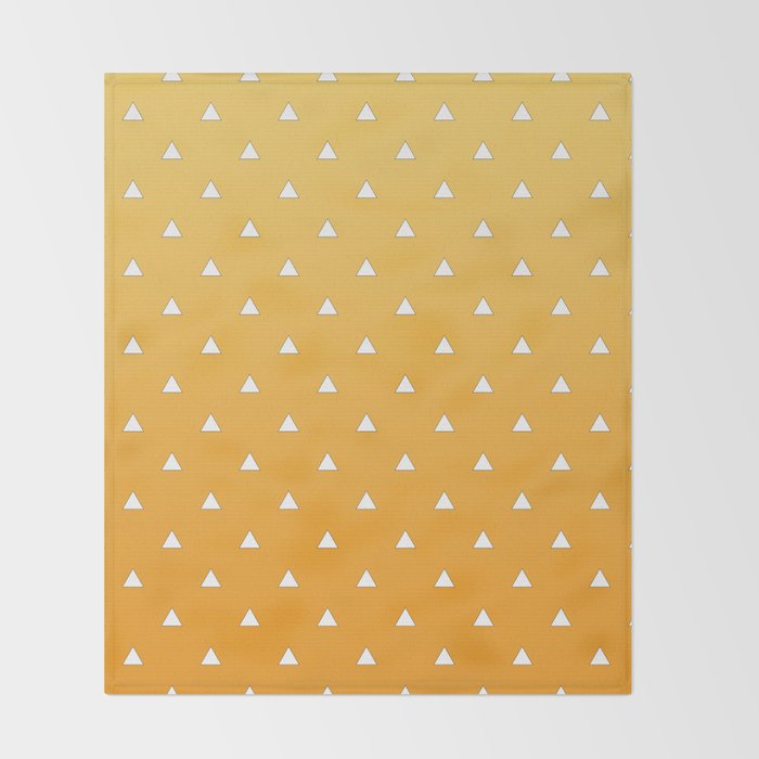 Zenitsu Pattern Throw Blanket Gallery Image 2