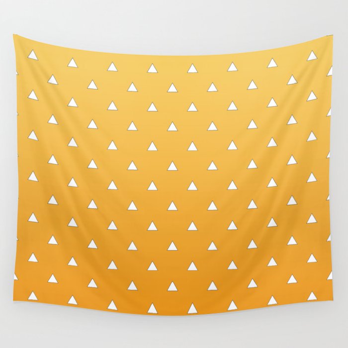 Zenitsu Pattern Wall Tapestry Gallery Image 4