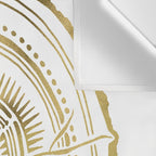 Quaking Aspen - Gold Tree Rings Wall Tapestry Gallery Image 3