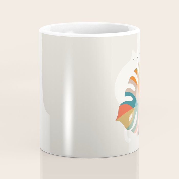 Cat and Plant 71 Coffee Mug Gallery Image 4
