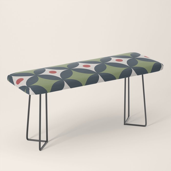 Modern Geometric Starburst Bench Gallery Image 1