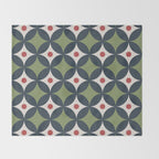 Modern Geometric Starburst Throw Blanket Gallery Image 2