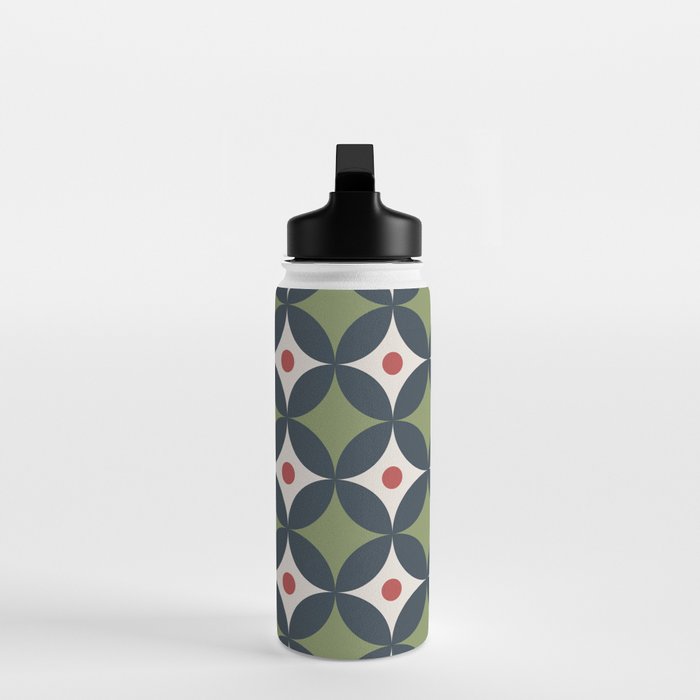 Modern Geometric Starburst Water Bottle Gallery Image 3