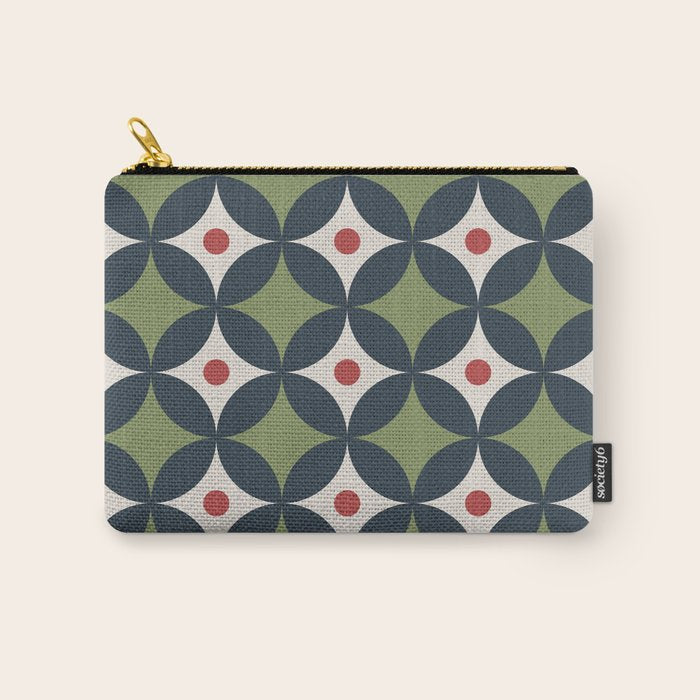Modern Geometric Starburst Carry All Pouch Gallery Image 1