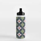 Modern Geometric Starburst Water Bottle Gallery Image 2