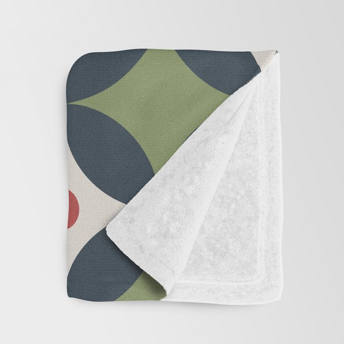 Modern Geometric Starburst Throw Blanket Gallery Image 3