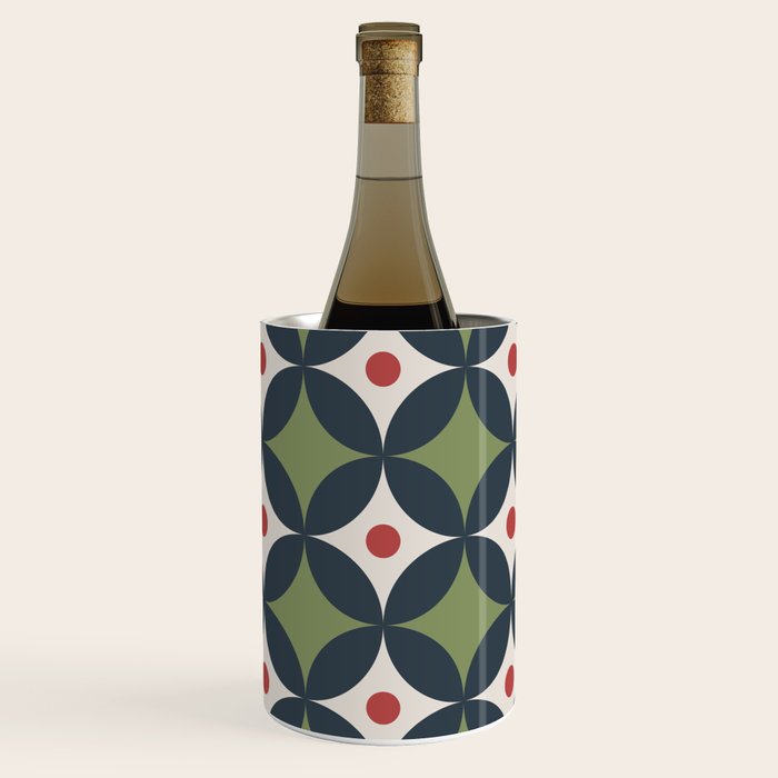 Modern Geometric Starburst Wine Chiller Gallery Image 1