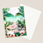 Seaside Meadow Stationery Card Gallery Image 2