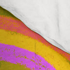 Retro Sunflower & Rainbow in Green & Pink Comforter Gallery Image 4
