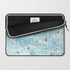 Aqua Palms Laptop Sleeve Gallery Image 2