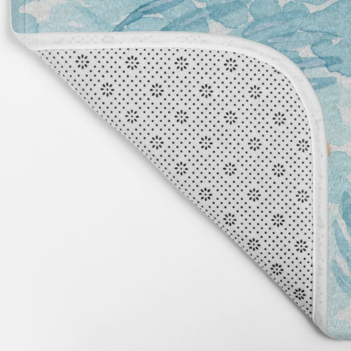 Aqua Palms Bath Mat Gallery Image 2