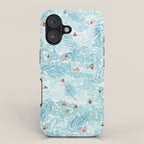 Aqua Palms iPhone Case Gallery Image 1