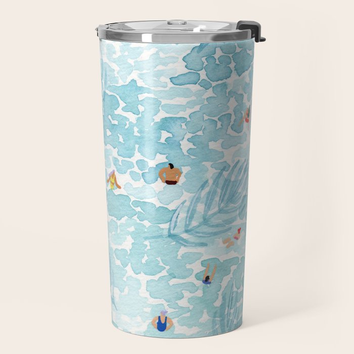 Aqua Palms Travel Mug Gallery Image 2