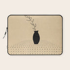 Vase and plant Laptop Sleeve Gallery Image 1