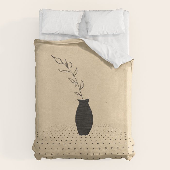 Vase and plant Duvet Cover Gallery Image 6