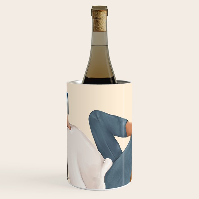 Lost in my books Wine Chiller Gallery Image 1