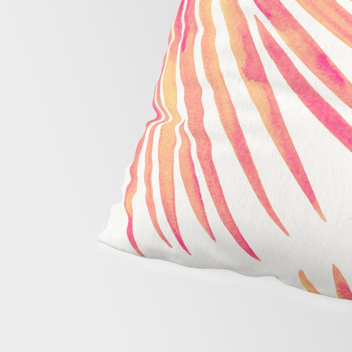 Tropical Fan Palm - Pink Palette Pillow Sham Gallery Image 4