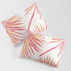 Tropical Fan Palm - Pink Palette Pillow Sham Gallery Image 3