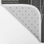 NASA Space Shuttle Blueprint in High Resolution (all black)  Bath Mat Gallery Image 2