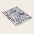 cryptid crowd blue off white Notebook Gallery Image 2