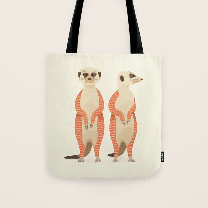 Whimsical Meerkats Tote Bag Gallery Image 1