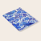 William Morris Vintage Strawberry Thief Cobalt Blue  Notebook Gallery Image 2
