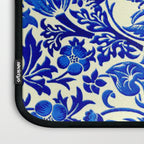 William Morris Vintage Strawberry Thief Cobalt Blue  Laptop Sleeve Gallery Image 3