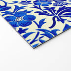 William Morris Vintage Strawberry Thief Cobalt Blue  Welcome Mat Gallery Image 2