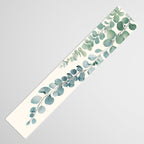Watercolor Eucalyptus Leaves Table Runner Gallery Image 3