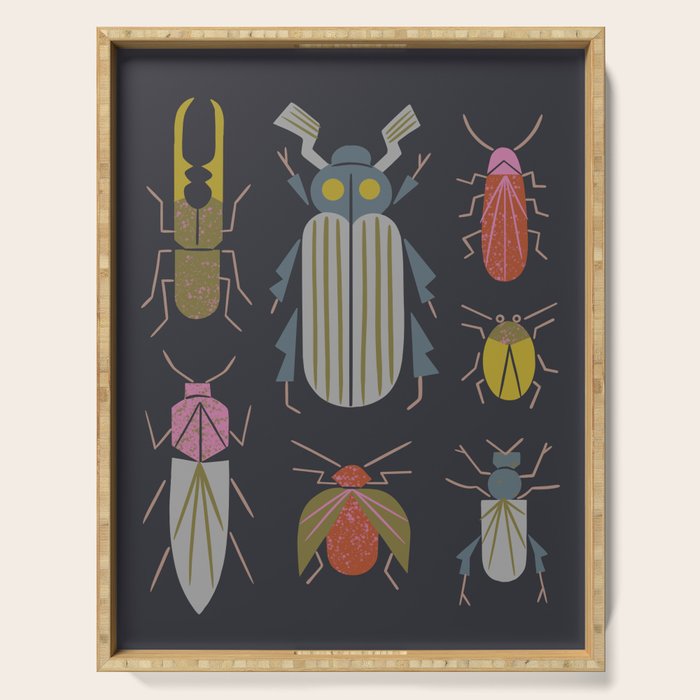 Beetle Specimens Serving Tray Gallery Image 1