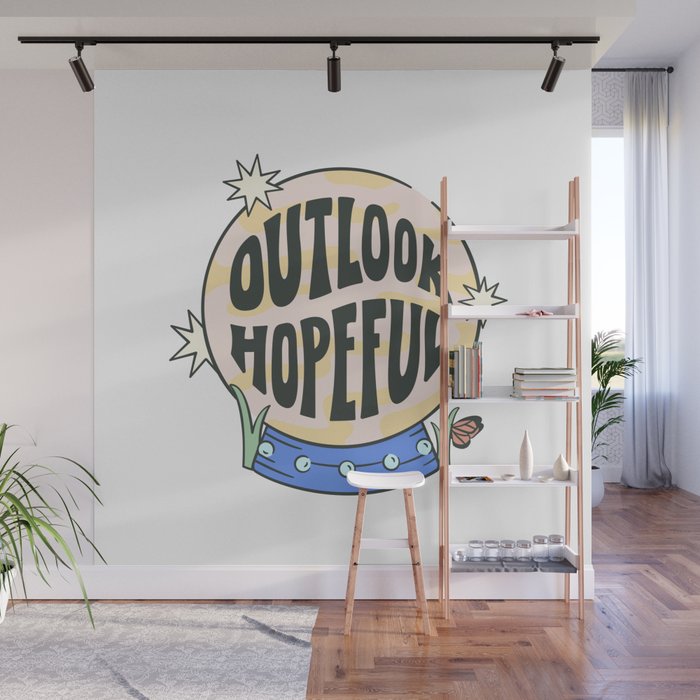 OUTLOOK HOPEFUL Wall Mural Gallery Image 1