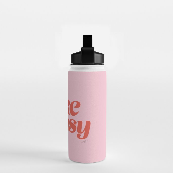 Take it Easy (Red/Pink Palette) Water Bottle Gallery Image 2