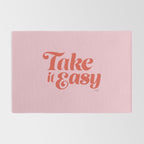 Take it Easy (Red/Pink Palette) Rug Gallery Image 2