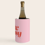 Take it Easy (Red/Pink Palette) Wine Chiller Gallery Image 3