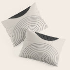 Arch, geometric modern art Pillow Sham Gallery Image 3