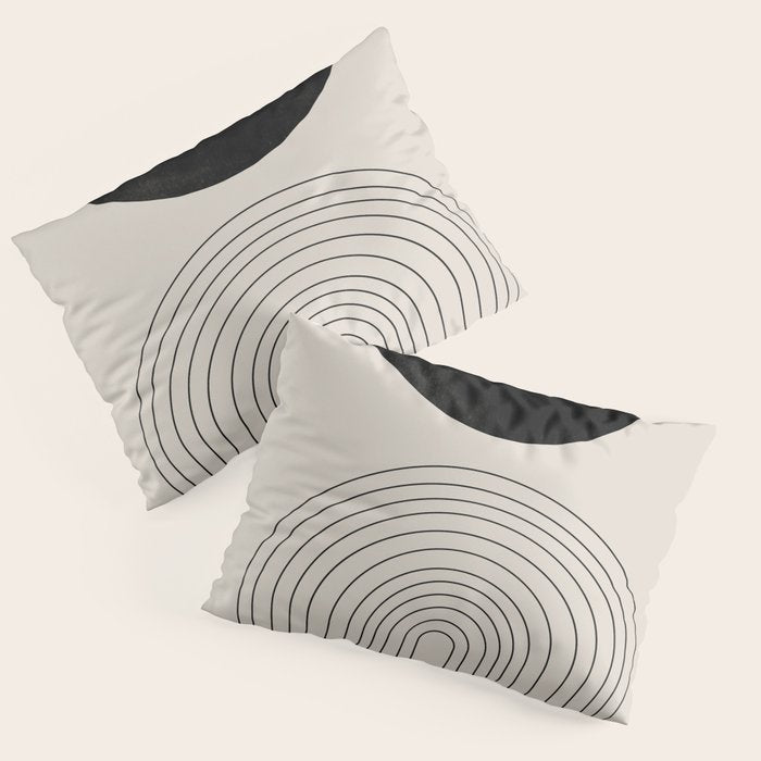 Arch, geometric modern art Pillow Sham Gallery Image 3