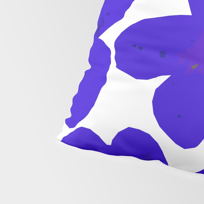 Blue Retro Flowers #decor #society6 #buyart Pillow Sham Gallery Image 4