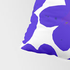 Blue Retro Flowers #decor #society6 #buyart Pillow Sham Gallery Image 4