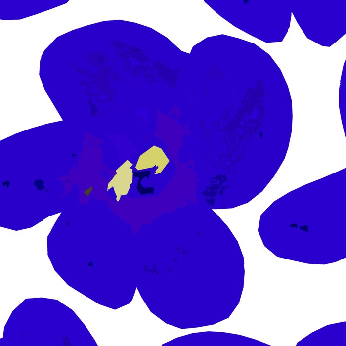 Blue Retro Flowers #decor #society6 #buyart Coffee Mug Gallery Image 2