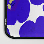 Blue Retro Flowers #decor #society6 #buyart Laptop Sleeve Gallery Image 3