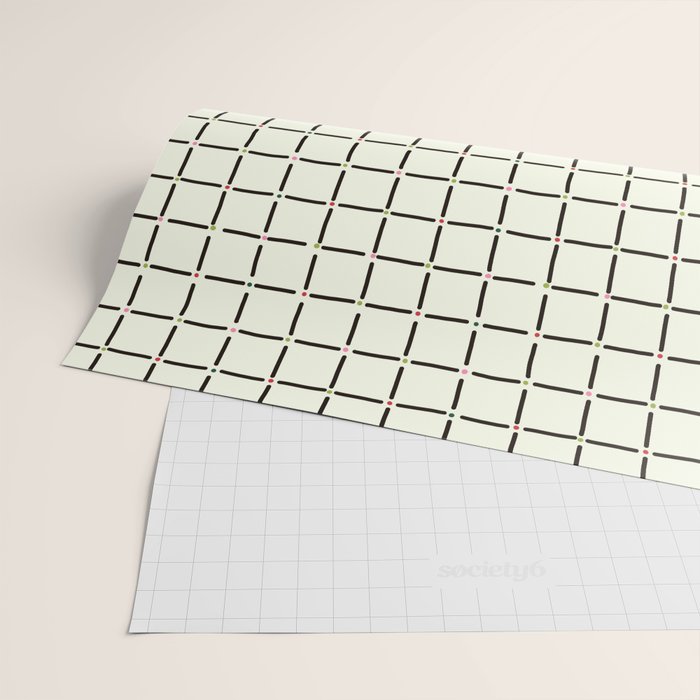 Confetti Grid Wrapping Paper Gallery Image 2