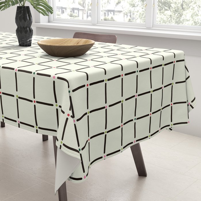 Confetti Grid Tablecloth Gallery Image 3