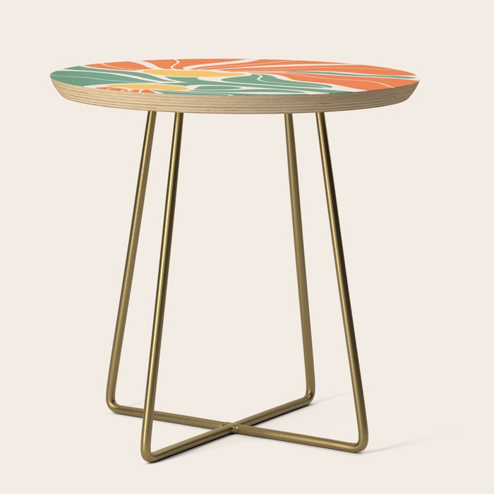 Modern Boho Art Nouveau Floral 1.1 Side Table Gallery Image 1
