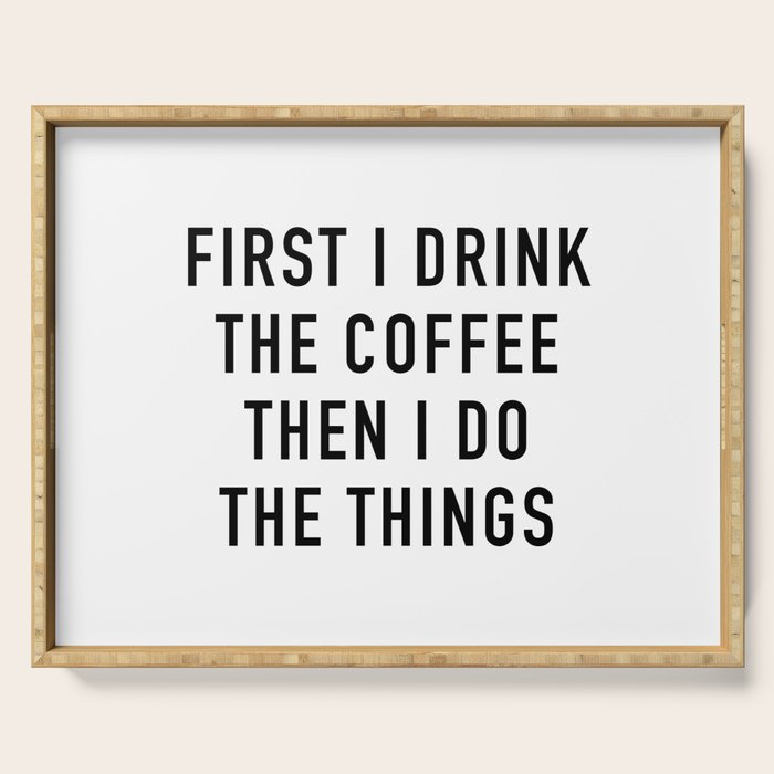 Coffee Serving Tray Gallery Image 1