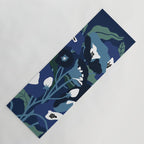 outside in my garden by night Yoga Mat Gallery Image 1