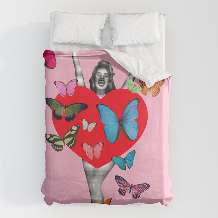 I Get Butterflies! Duvet Cover Gallery Image 6
