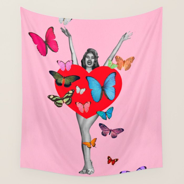I Get Butterflies! Wall Tapestry Gallery Image 4