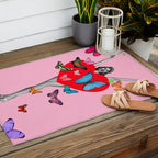 I Get Butterflies! Outdoor Rug Gallery Image 2